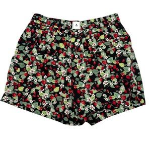 Anthropologie The Wren Boxer Shorts Strawbereies Size Small